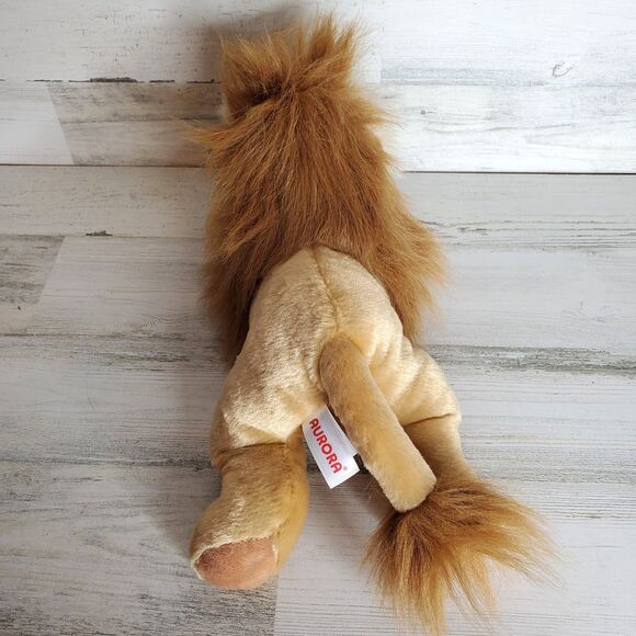 Aurora Flopsie Leonardus Lion Realistic Zoo Animal Plush Stuffed Animal Toy 12" - Picture 4 of 7